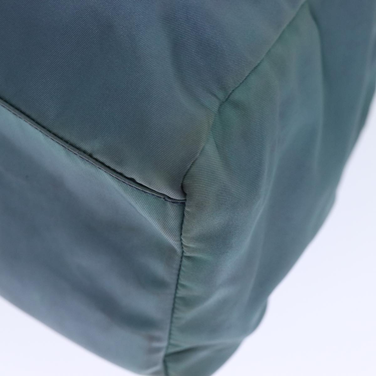 PRADA Hand Bag Nylon Blue Auth 72857