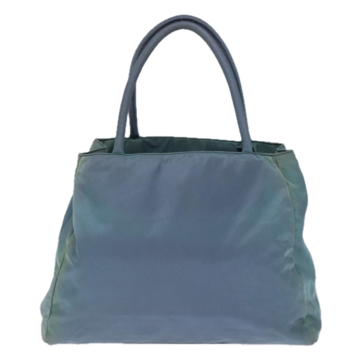PRADA Hand Bag Nylon Blue Auth 72857