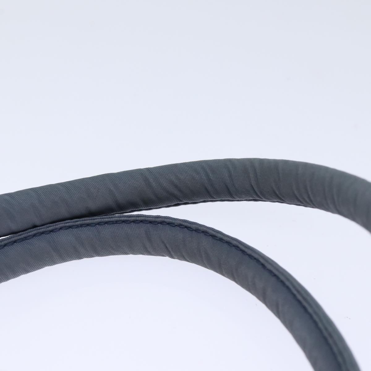 PRADA Hand Bag Nylon Blue Auth 72857