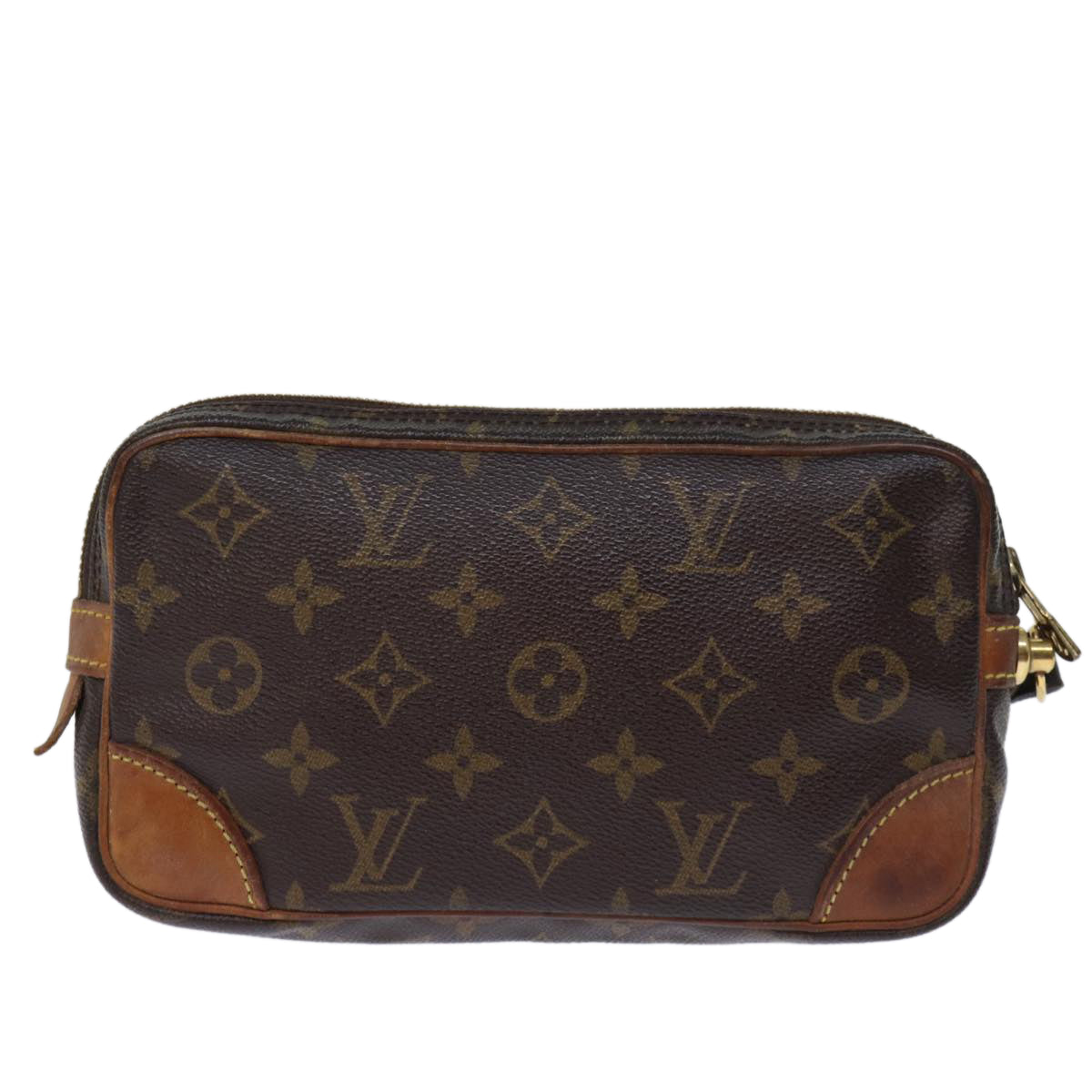 LOUIS VUITTON Monogram Marly Dragonne PM Clutch Bag M51827 LV Auth 72881