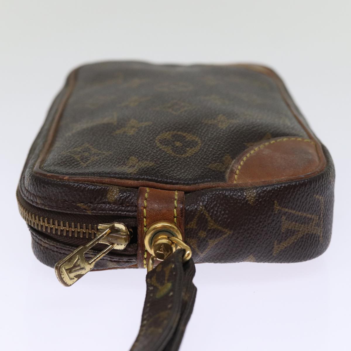 LOUIS VUITTON Monogram Marly Dragonne PM Clutch Bag M51827 LV Auth 72881