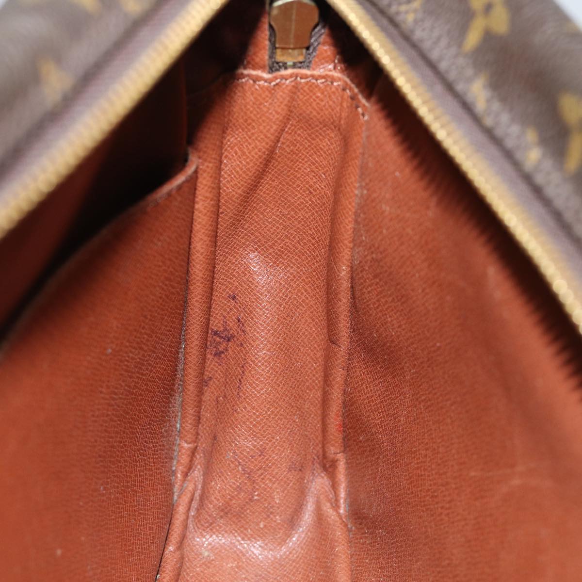 LOUIS VUITTON Monogram Compiegne 28 Clutch Bag M51845 LV Auth 72900