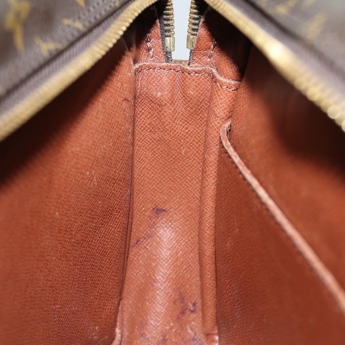 LOUIS VUITTON Monogram Compiegne 28 Clutch Bag M51845 LV Auth 72900