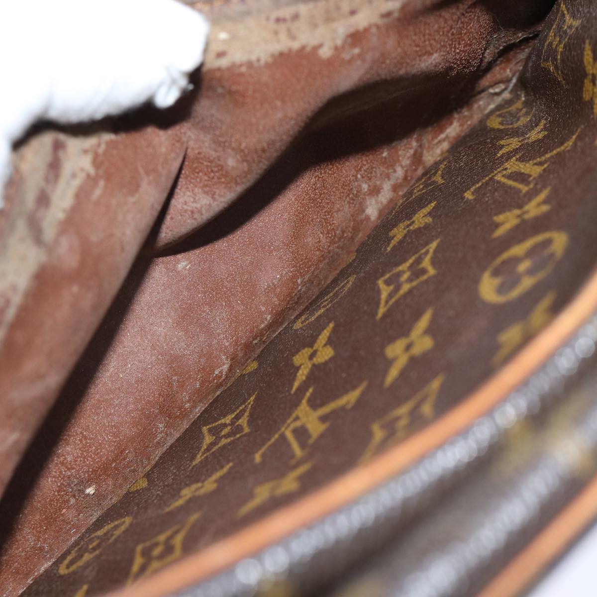 LOUIS VUITTON Monogram Compiegne 28 Clutch Bag M51845 LV Auth 72900