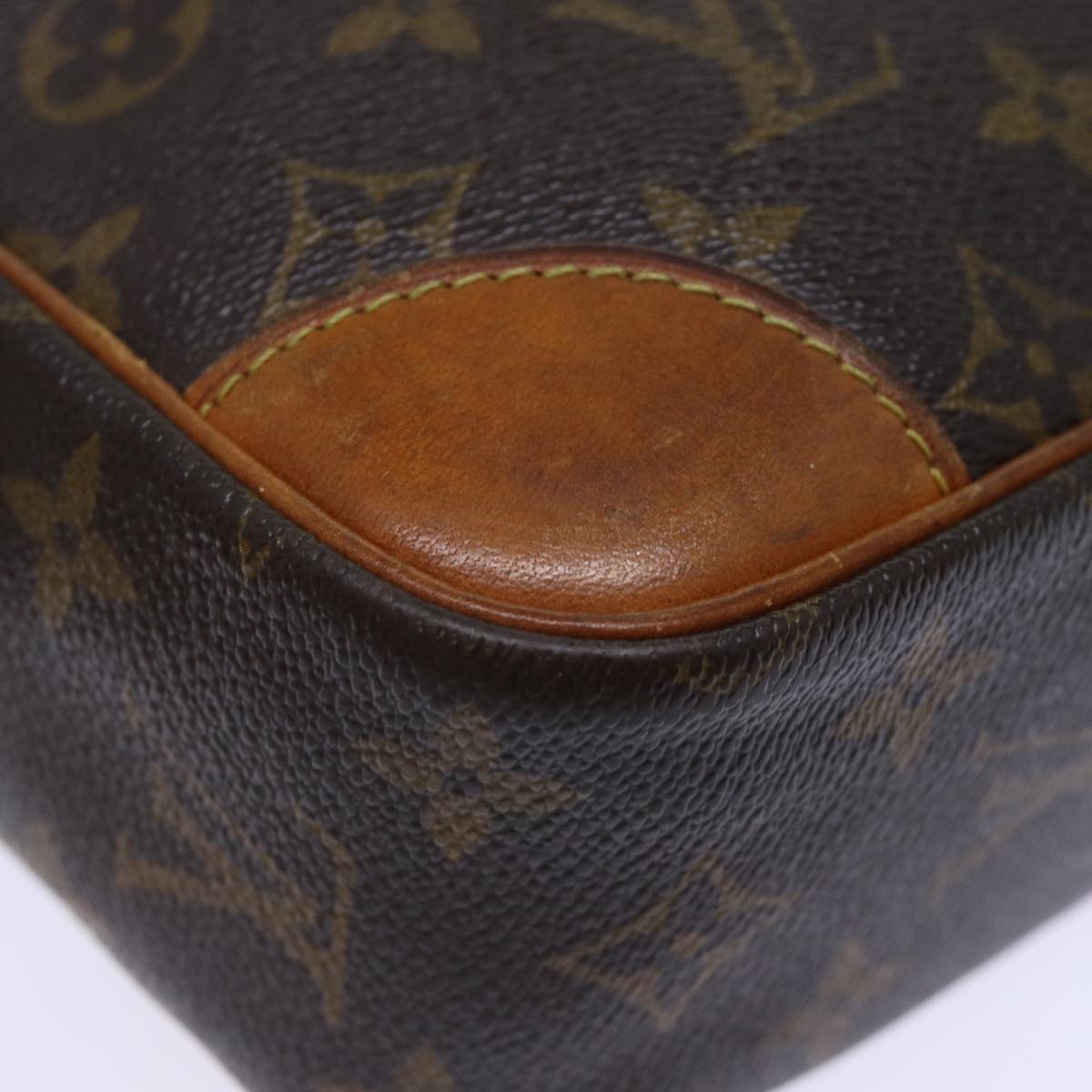 LOUIS VUITTON Monogram Compiegne 28 Clutch Bag M51845 LV Auth 72900