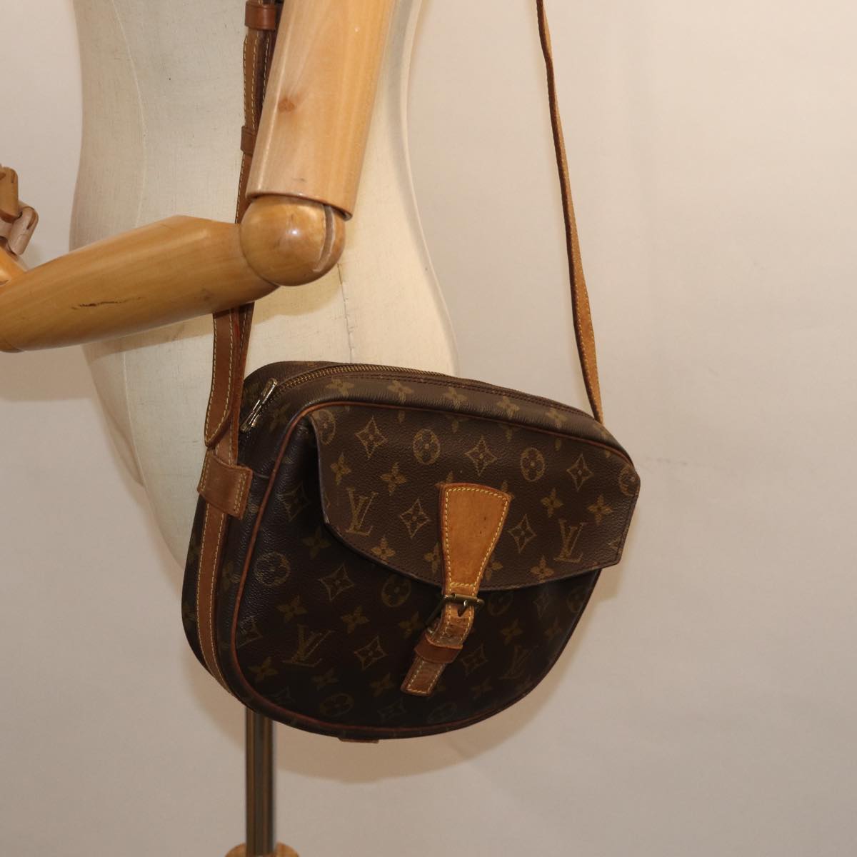 LOUIS VUITTON Monogram Jeune Fille GM Shoulder Bag M51225 LV Auth 72925