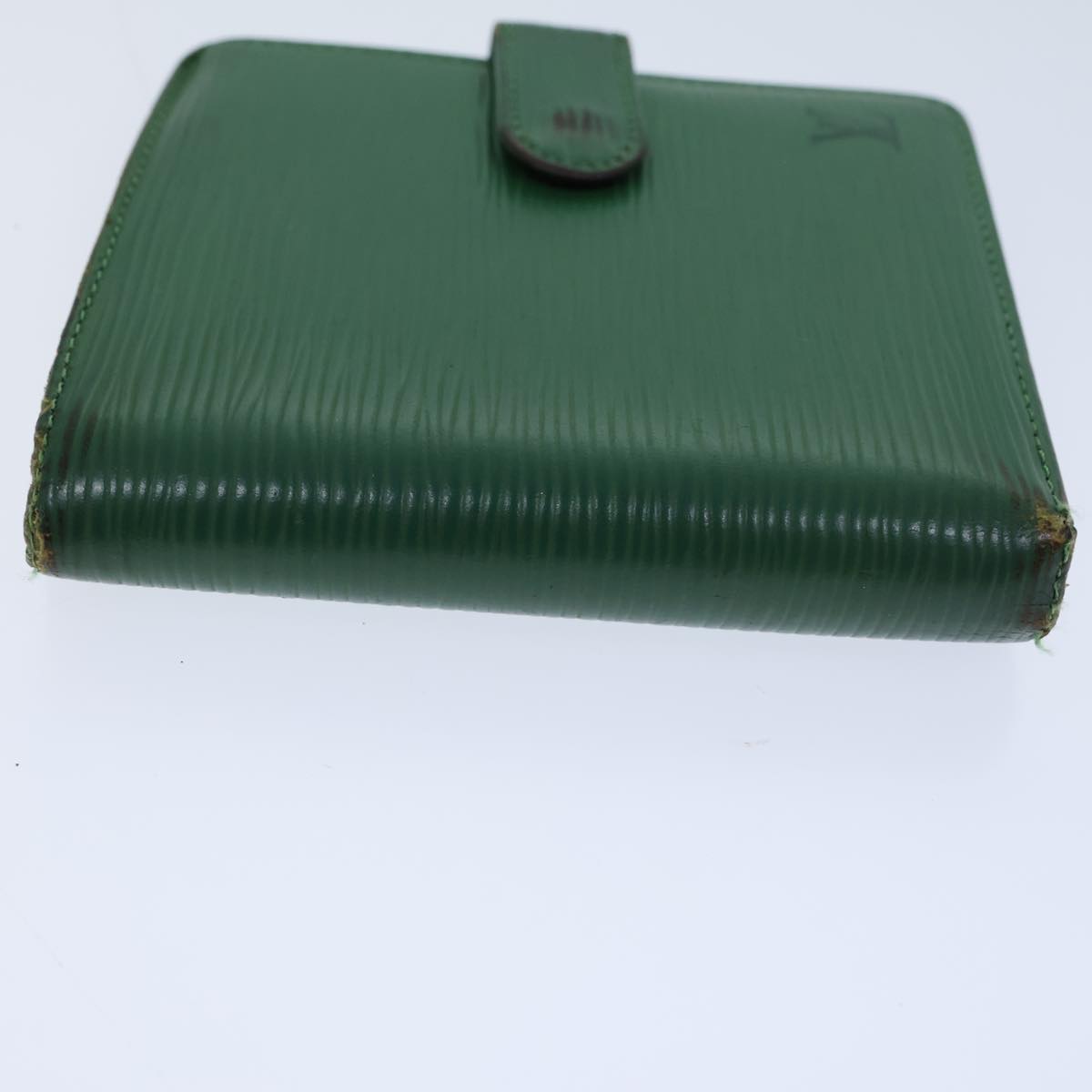 LOUIS VUITTON Epi Wallet Green LV Auth 72940