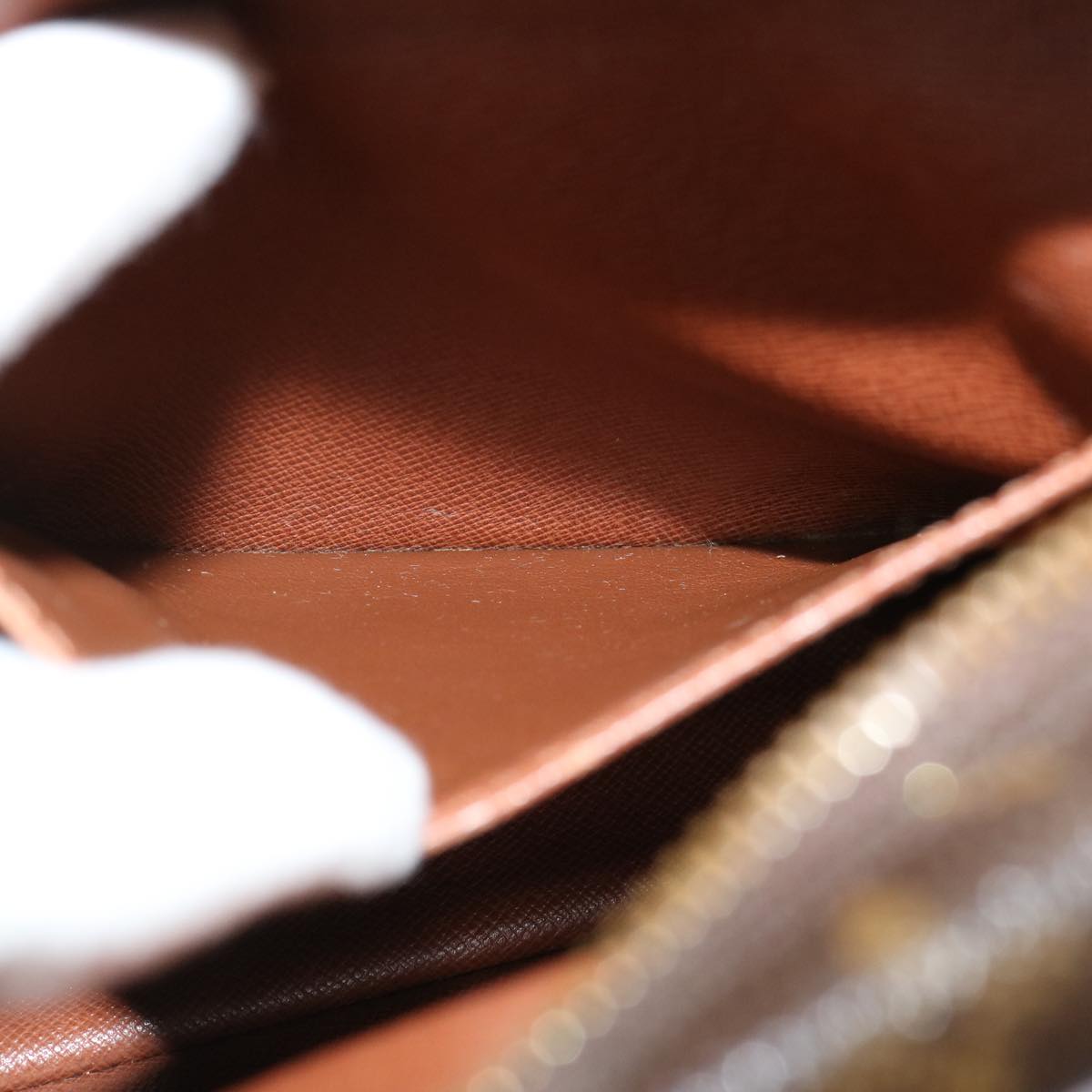 LOUIS VUITTON Monogram Compiegne 28 Clutch Bag M51845 LV Auth 73002