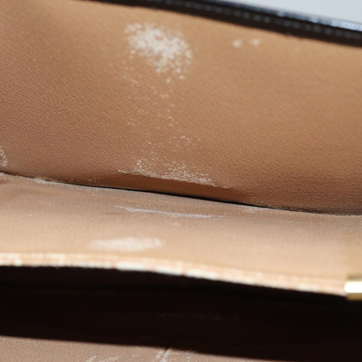 CELINE Hand Bag Leather 2way Black Auth 73008V