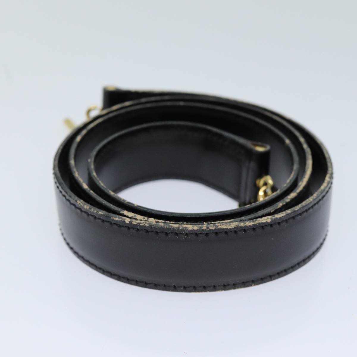 CELINE Hand Bag Leather 2way Black Auth 73008V