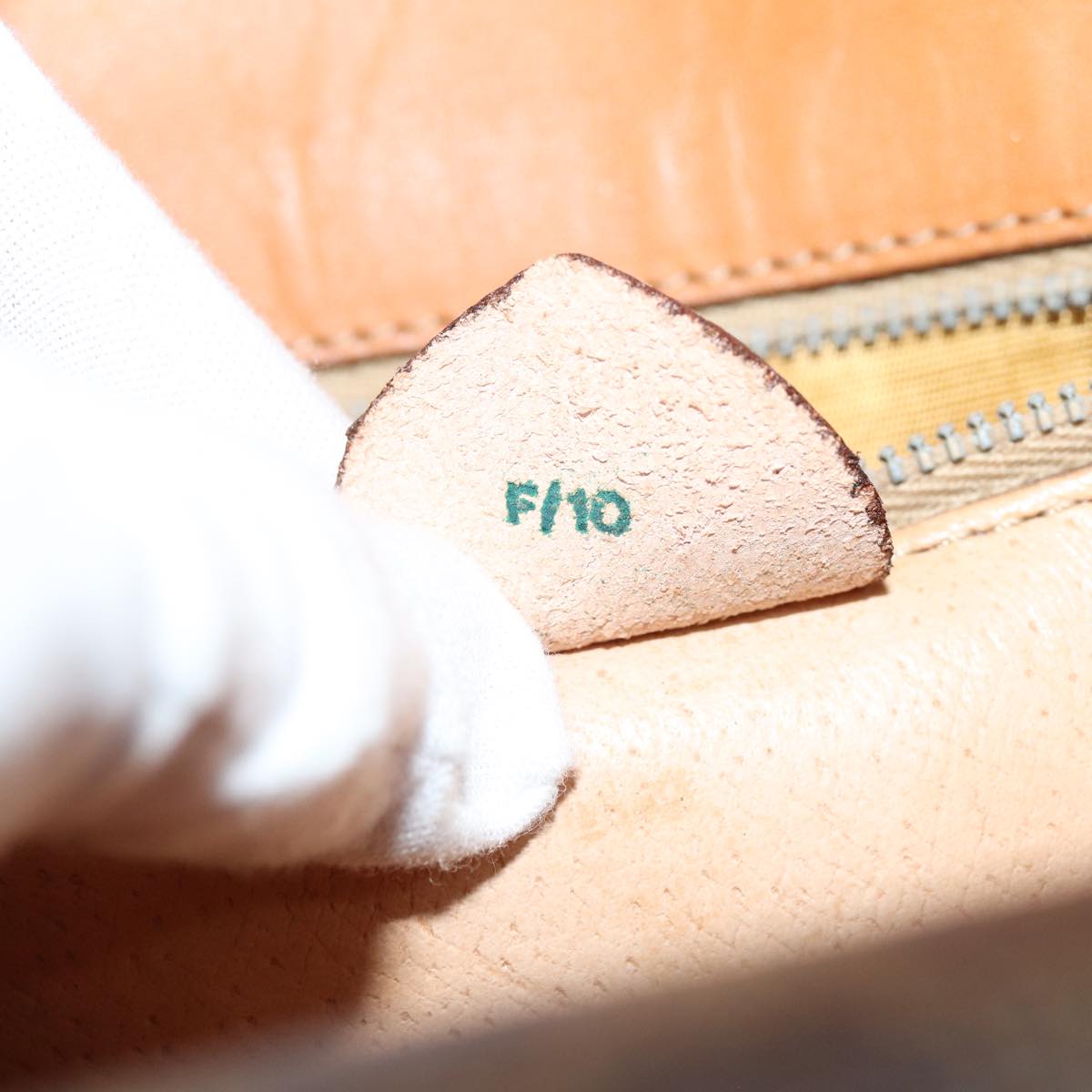 CELINE Macadam Canvas Hand Bag PVC Brown Auth 73012