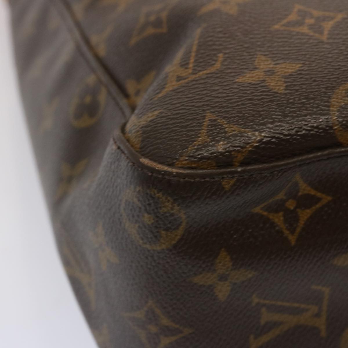 LOUIS VUITTON Monogram Looping GM Shoulder Bag M51145 LV Auth 73042