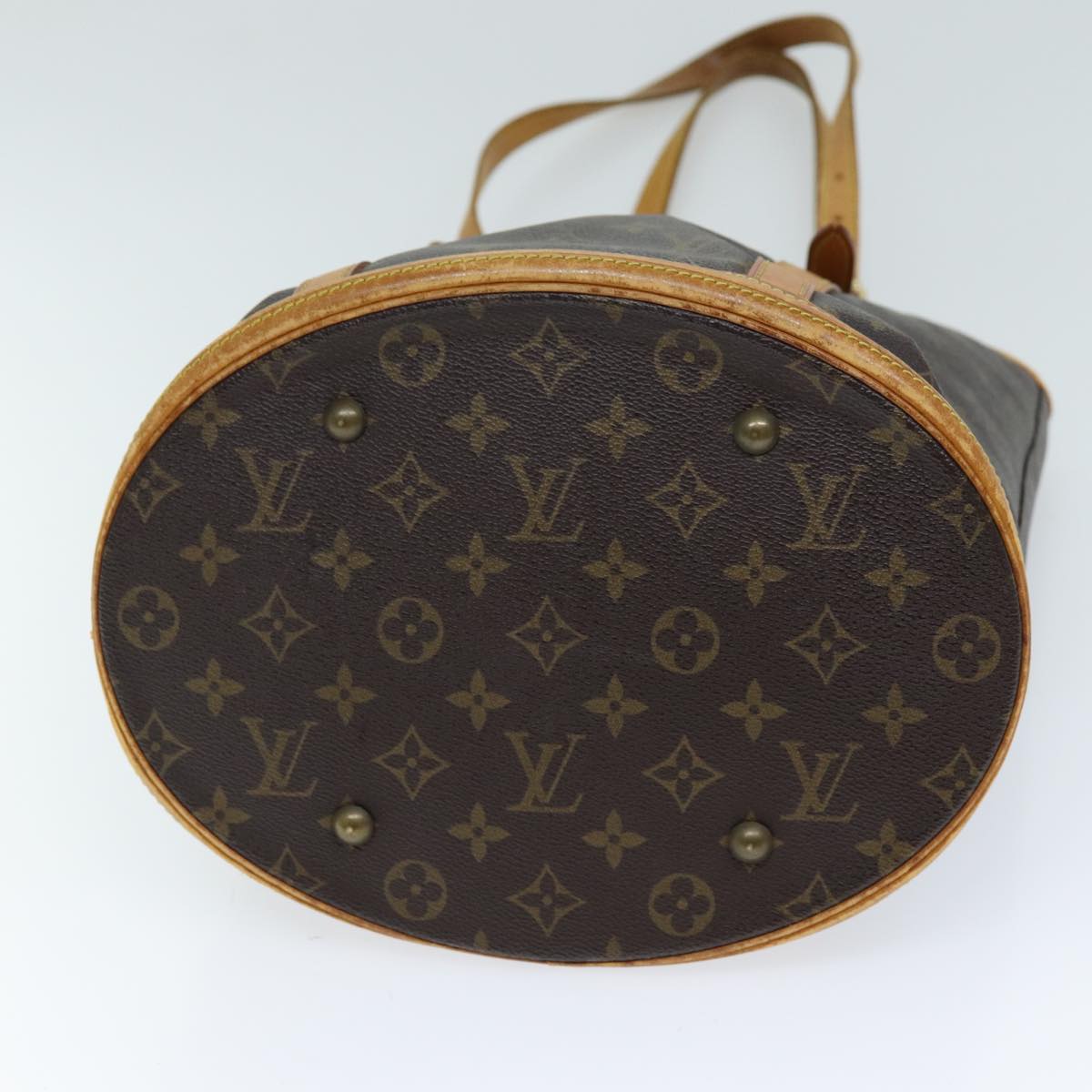 LOUIS VUITTON Monogram Bucket GM Shoulder Bag M42236 LV Auth 73057