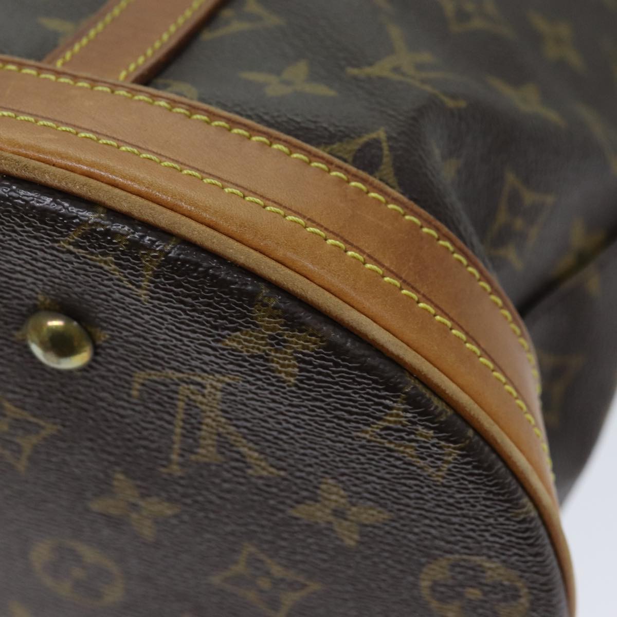 LOUIS VUITTON Monogram Bucket GM Shoulder Bag M42236 LV Auth 73058