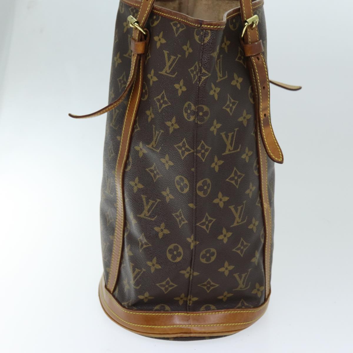 LOUIS VUITTON Monogram Bucket GM Shoulder Bag M42236 LV Auth 73058