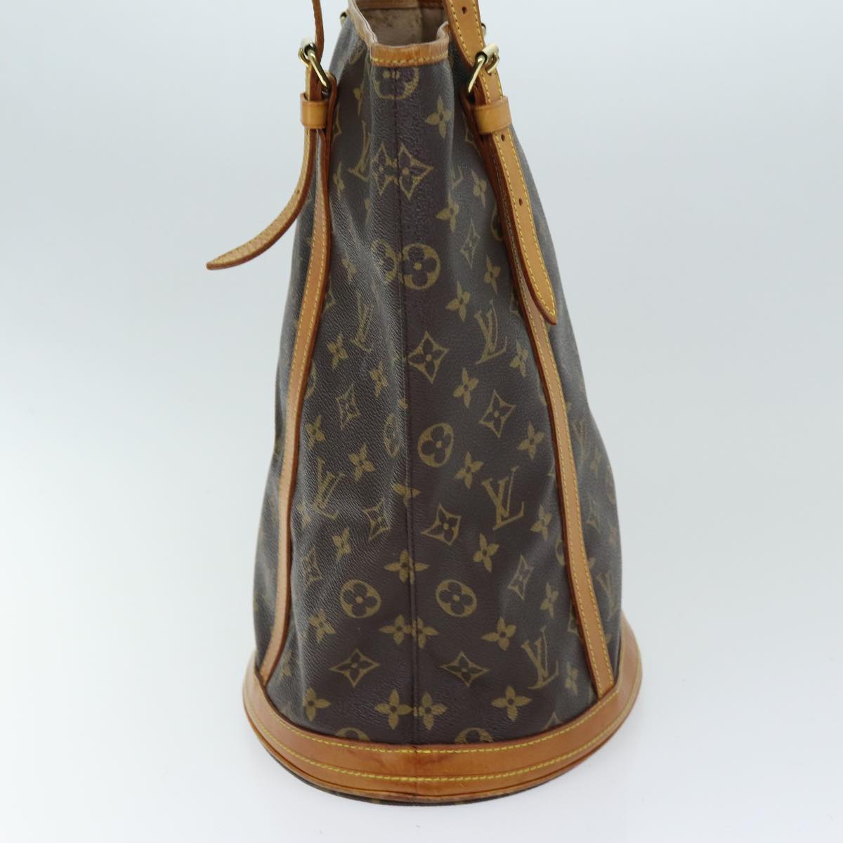 LOUIS VUITTON Monogram Bucket GM Shoulder Bag M42236 LV Auth 73059