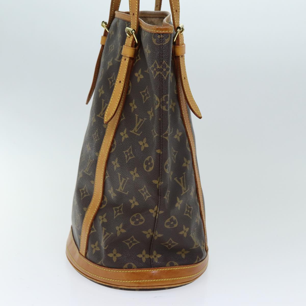 LOUIS VUITTON Monogram Bucket GM Shoulder Bag M42236 LV Auth 73059