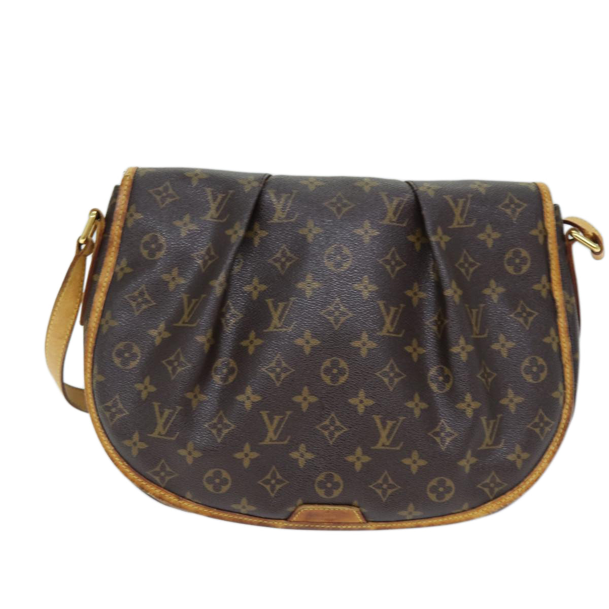 LOUIS VUITTON Monogram Menilmontant MM Shoulder Bag M40473 LV Auth 73077