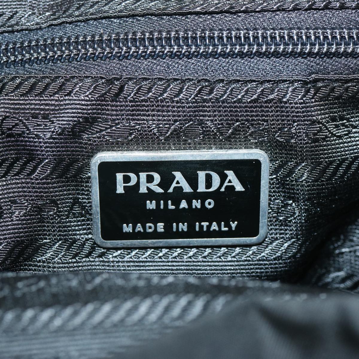 PRADA Backpack Nylon Black Auth 73102