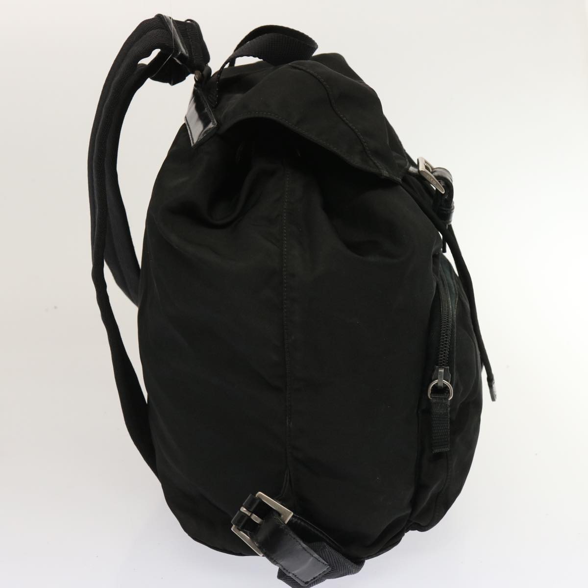 PRADA Backpack Nylon Black Auth 73102