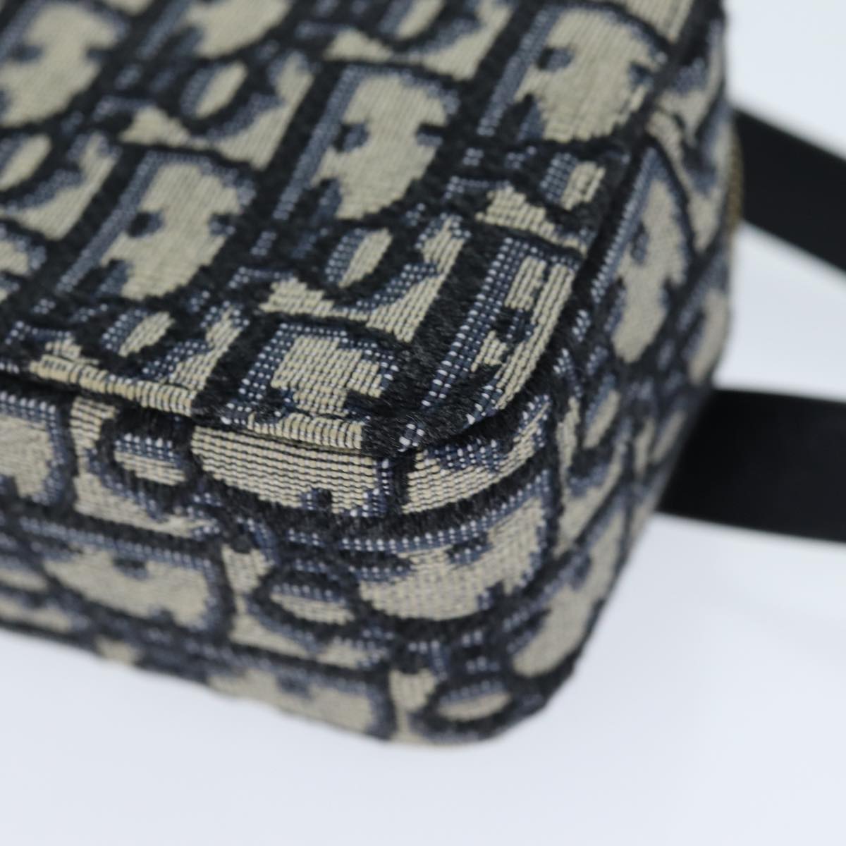 Christian Dior Trotter Canvas Waist bag Navy Auth 73251AV