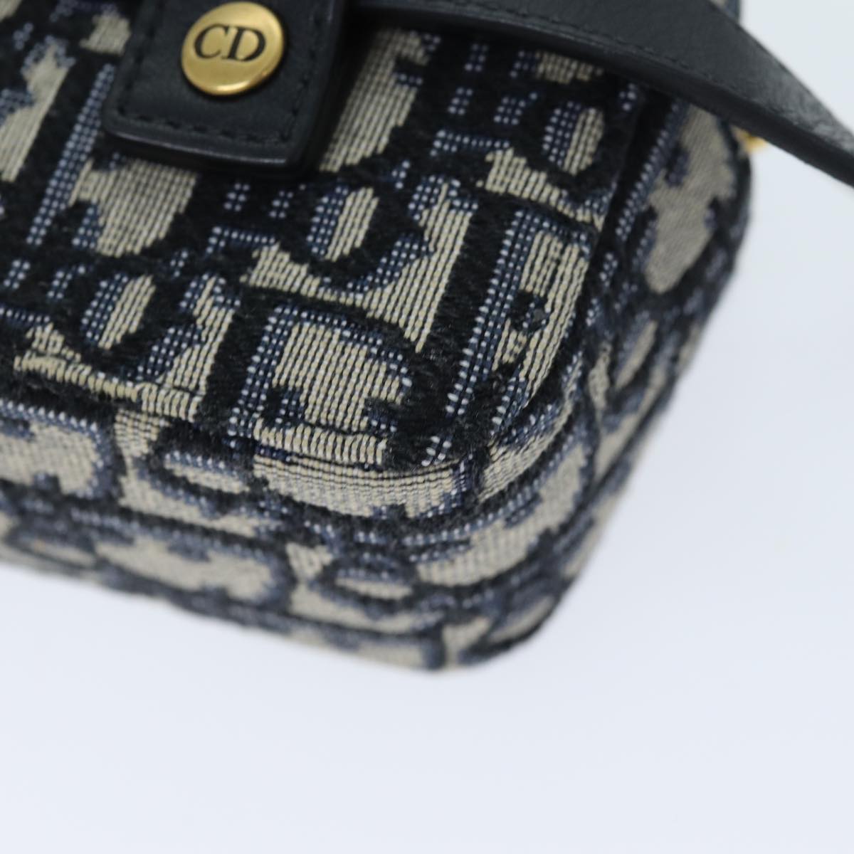 Christian Dior Trotter Canvas Waist bag Navy Auth 73251AV