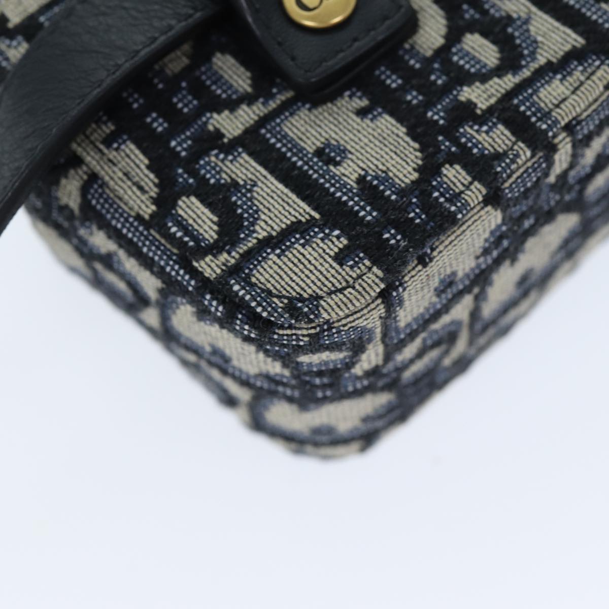 Christian Dior Trotter Canvas Waist bag Navy Auth 73251AV