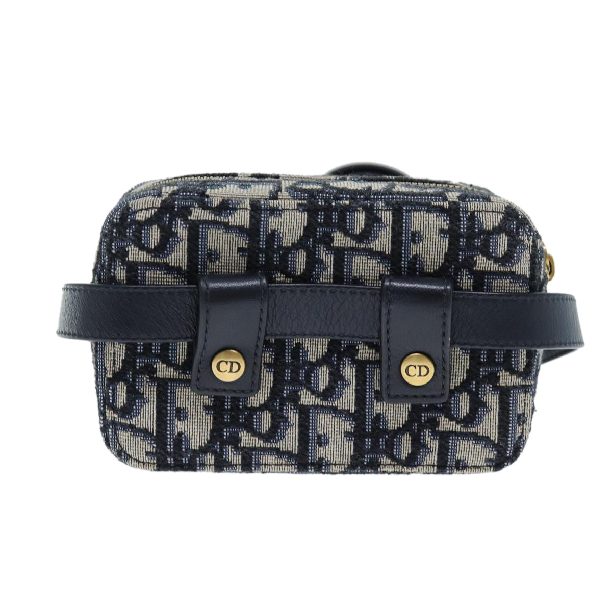 Christian Dior Trotter Canvas Waist bag Navy Auth 73251AV