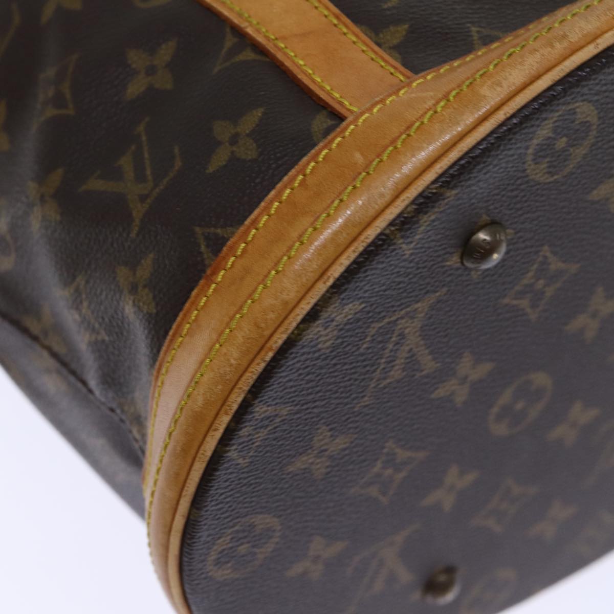 LOUIS VUITTON Monogram Bucket GM Shoulder Bag M42236 LV Auth 73306