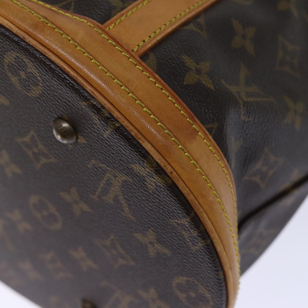 LOUIS VUITTON Monogram Bucket GM Shoulder Bag M42236 LV Auth 73306