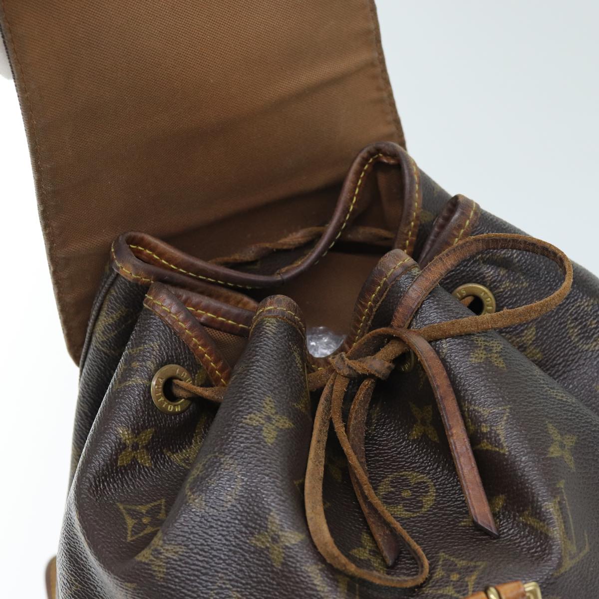 LOUIS VUITTON Monogram Montsouris MM Backpack M51136 LV Auth 73315