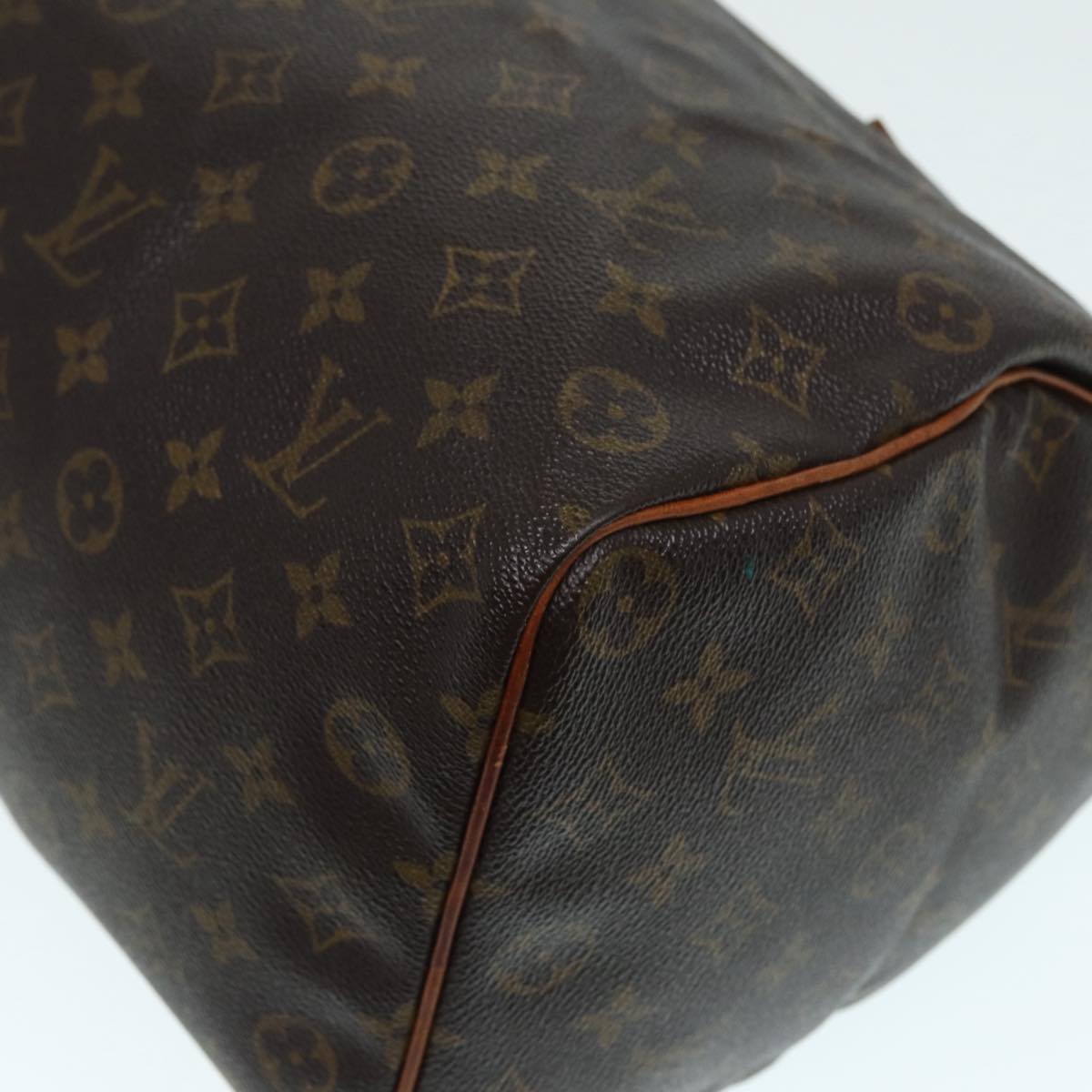 LOUIS VUITTON Monogram Speedy 35 Hand Bag M41524 LV Auth 73321