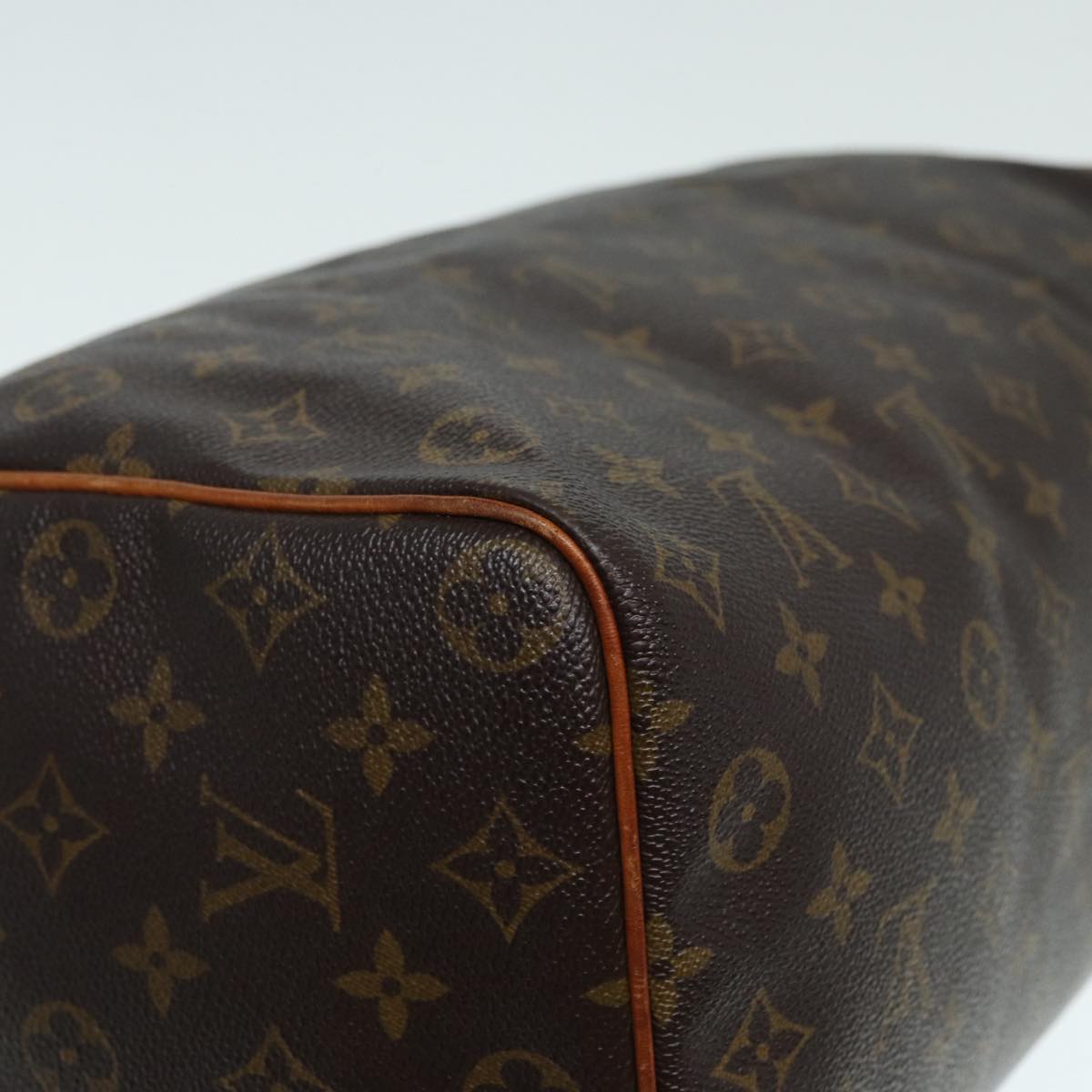 LOUIS VUITTON Monogram Speedy 35 Hand Bag M41524 LV Auth 73321