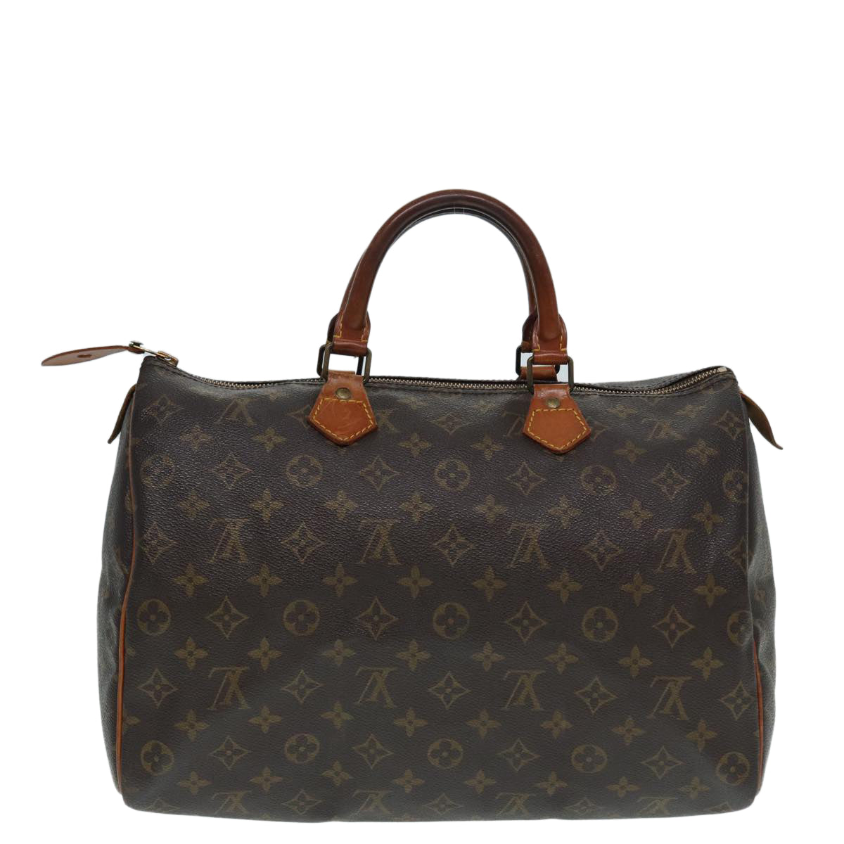 LOUIS VUITTON Monogram Speedy 35 Hand Bag M41524 LV Auth 73321