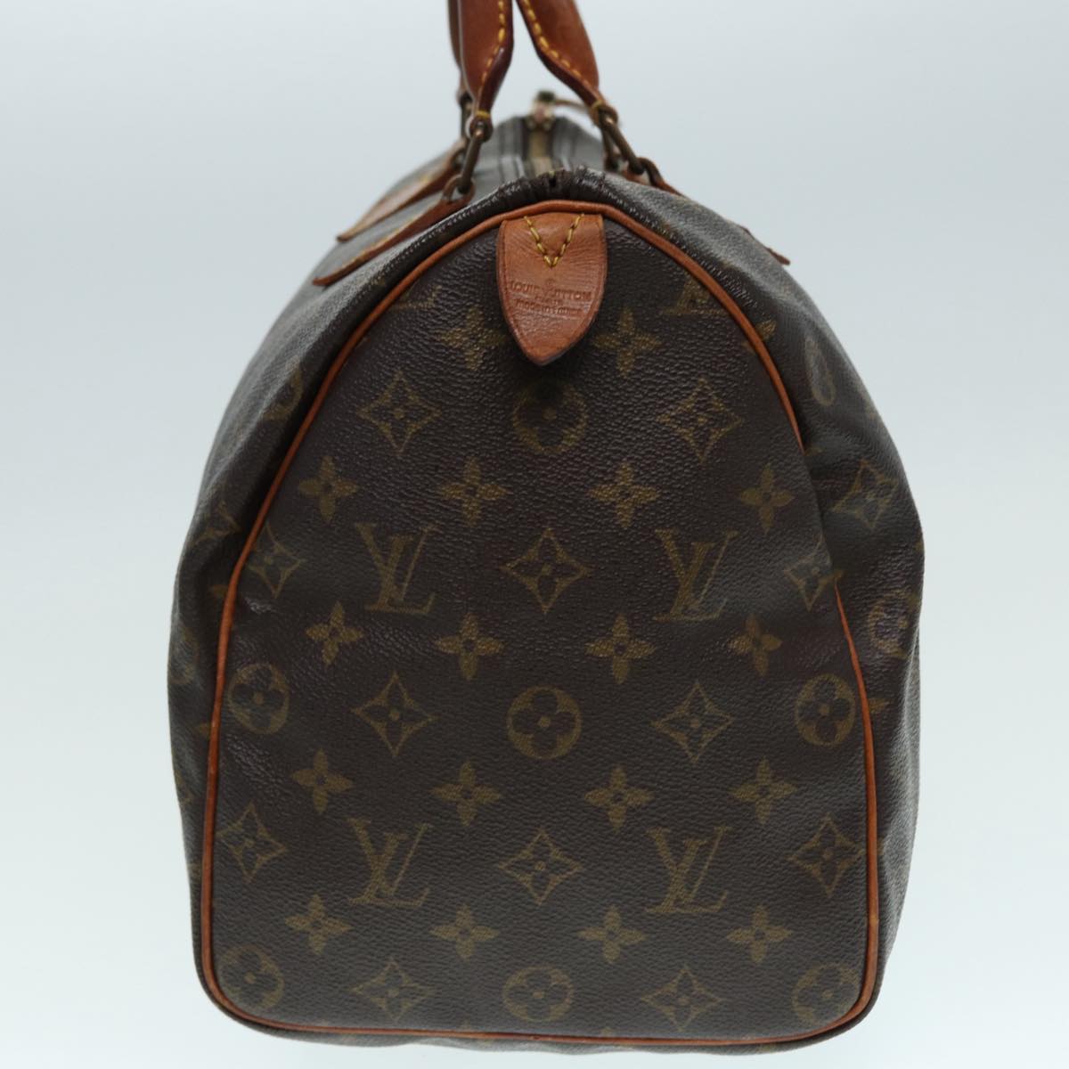 LOUIS VUITTON Monogram Speedy 35 Hand Bag M41524 LV Auth 73321