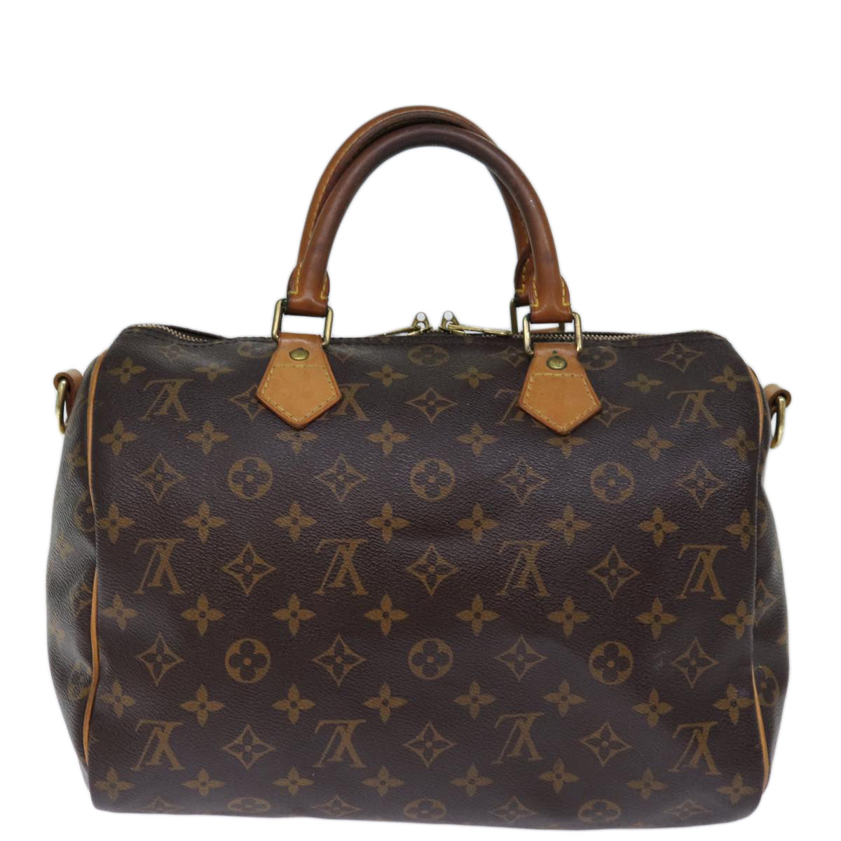 LOUIS VUITTON Monogram Speedy Bandouliere 30 Hand Bag 2way M41112 LV Auth 73409