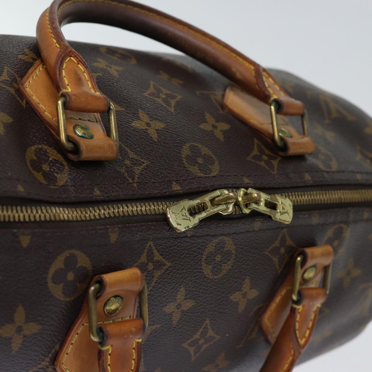 LOUIS VUITTON Monogram Speedy Bandouliere 30 Hand Bag 2way M41112 LV Auth 73409