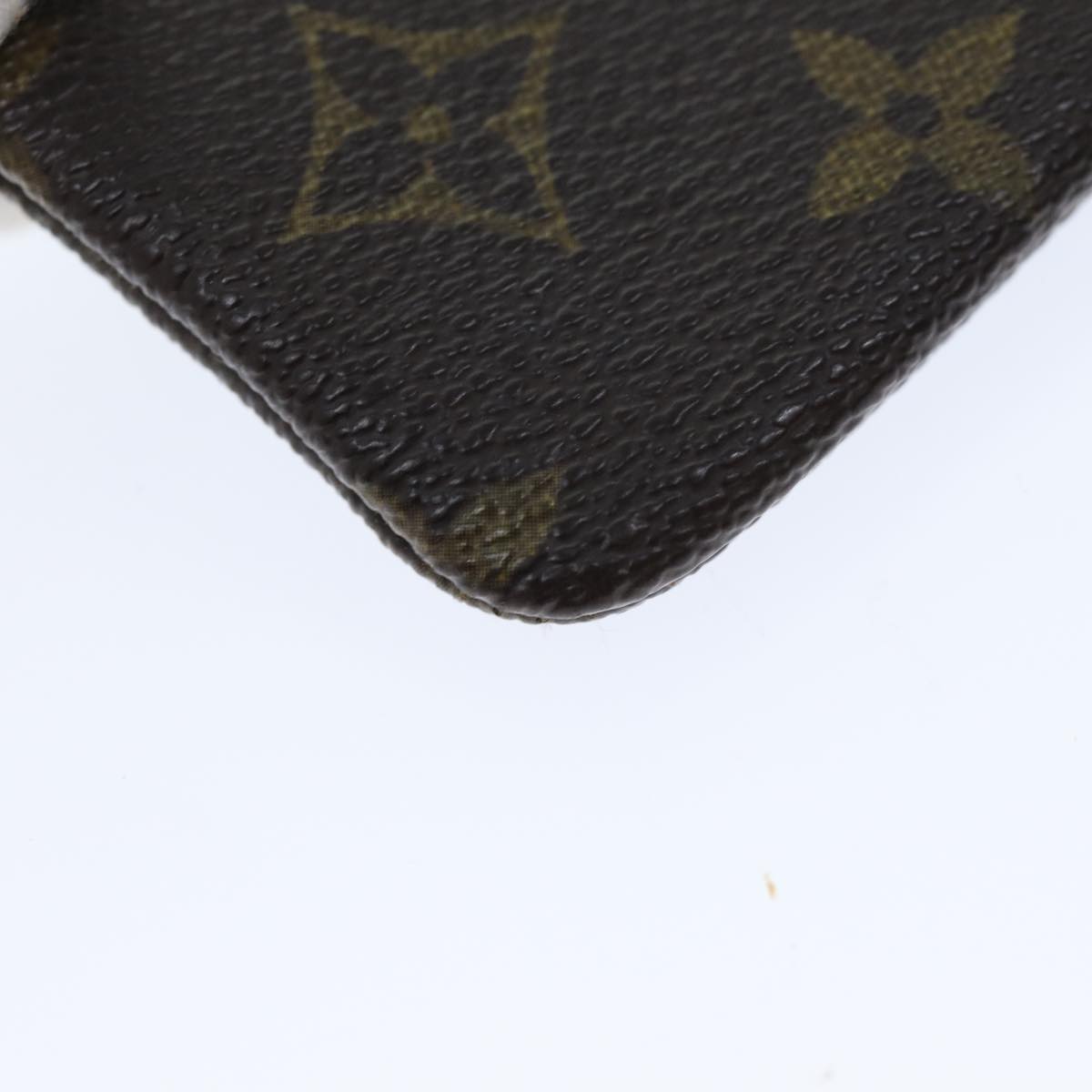 LOUIS VUITTON Monogram Pochette Cles Coin Purse M62650 LV Auth 73426