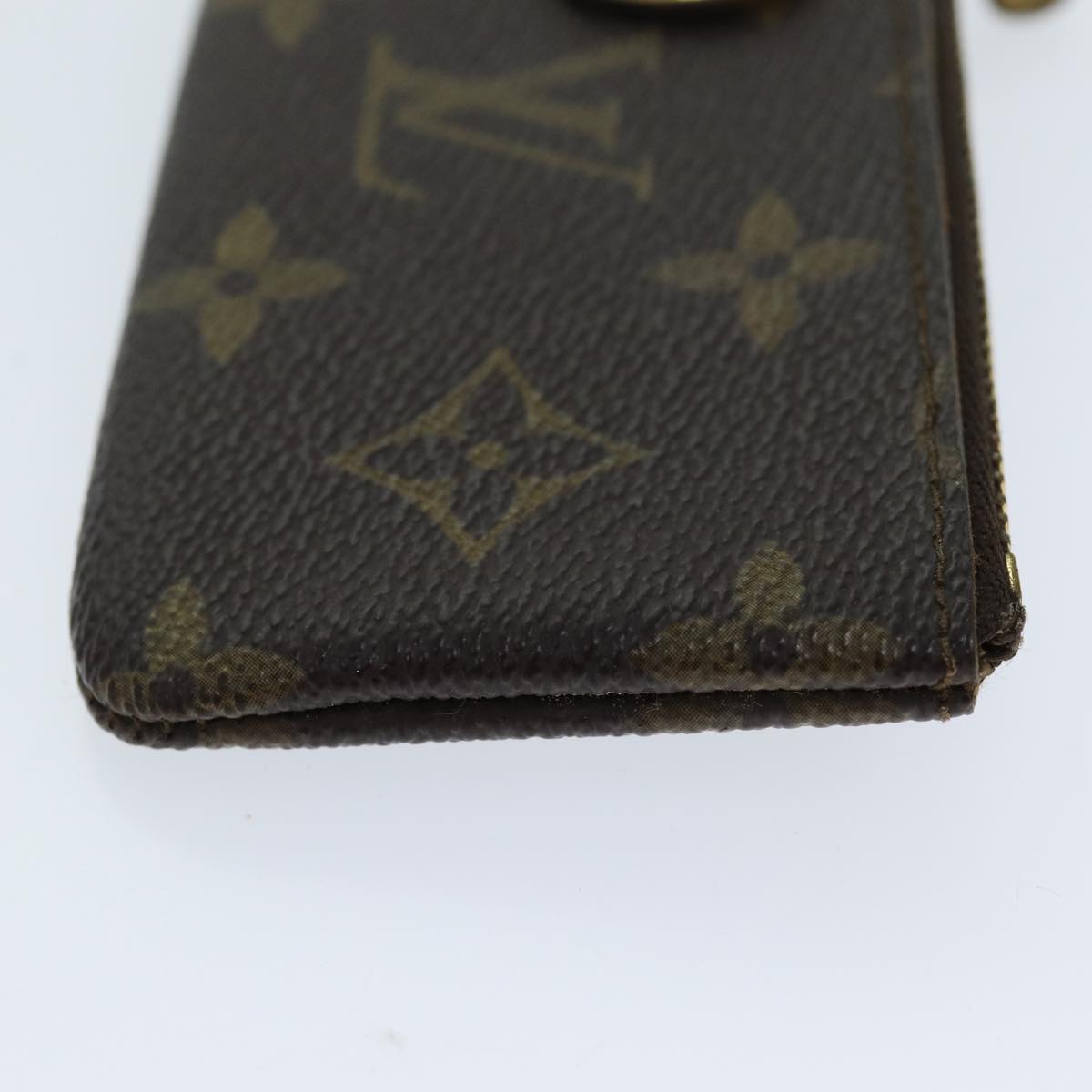 LOUIS VUITTON Monogram Pochette Cles Coin Purse M62650 LV Auth 73426