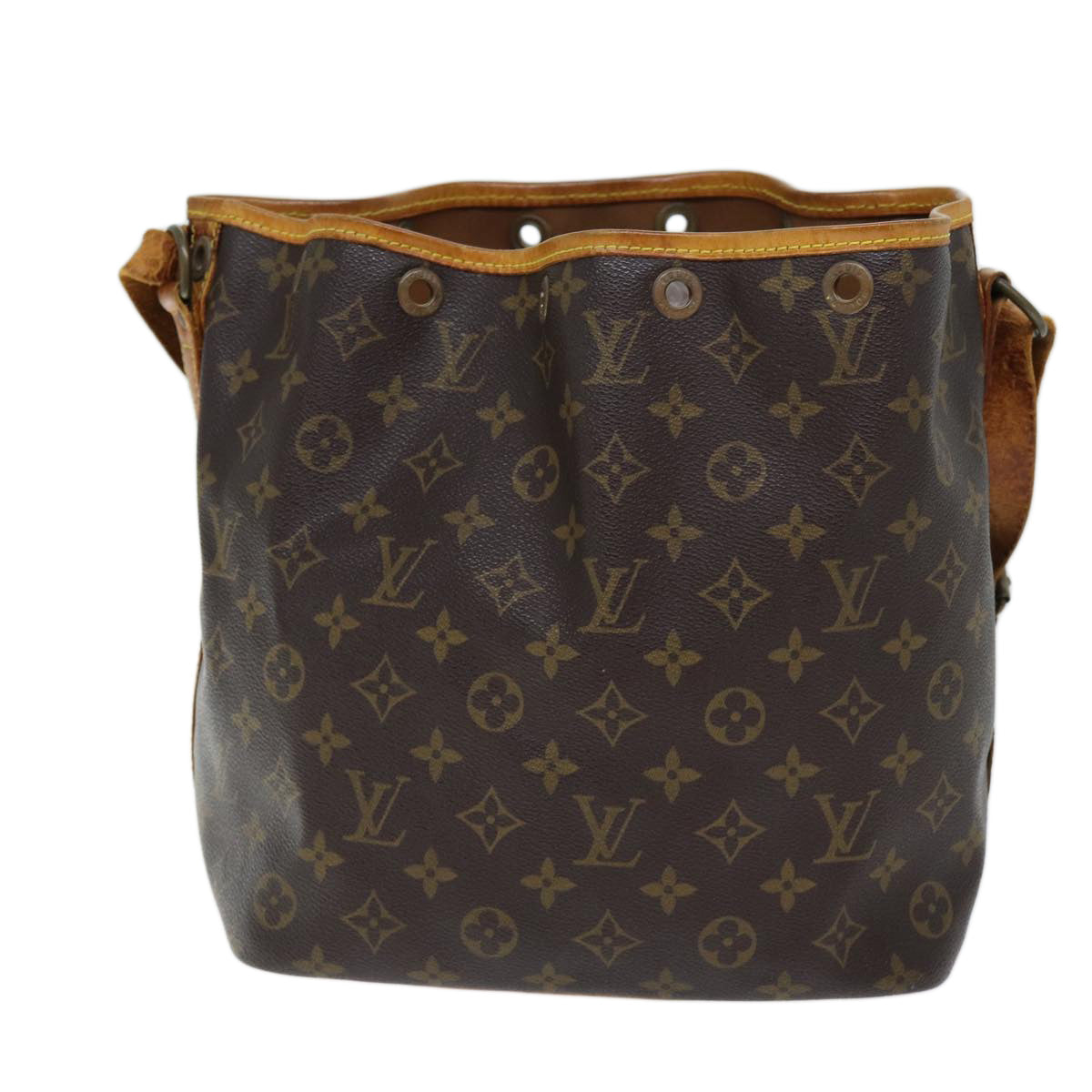 LOUIS VUITTON Monogram Petit Noe Shoulder Bag M42226 LV Auth 73435