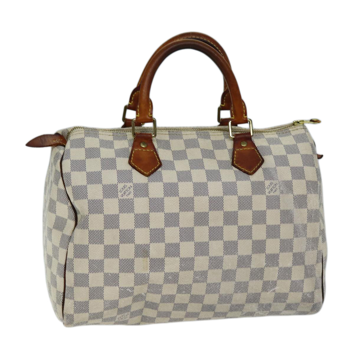 LOUIS VUITTON Damier Azur Speedy 30 Hand Bag N41533 LV Auth 73440