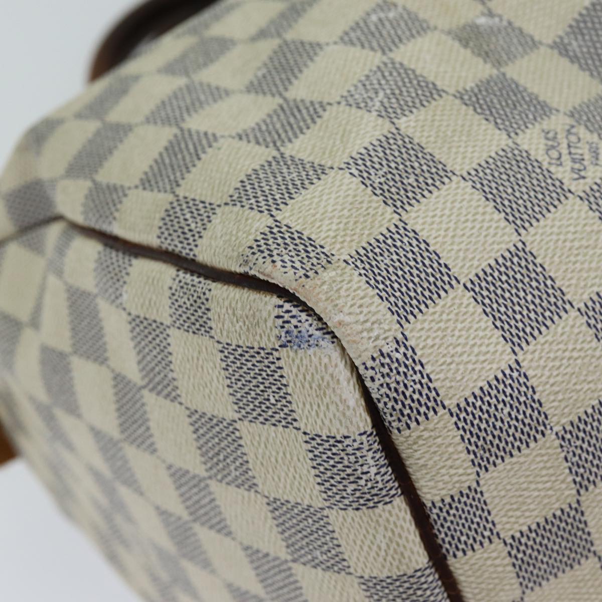 LOUIS VUITTON Damier Azur Speedy 30 Hand Bag N41533 LV Auth 73440