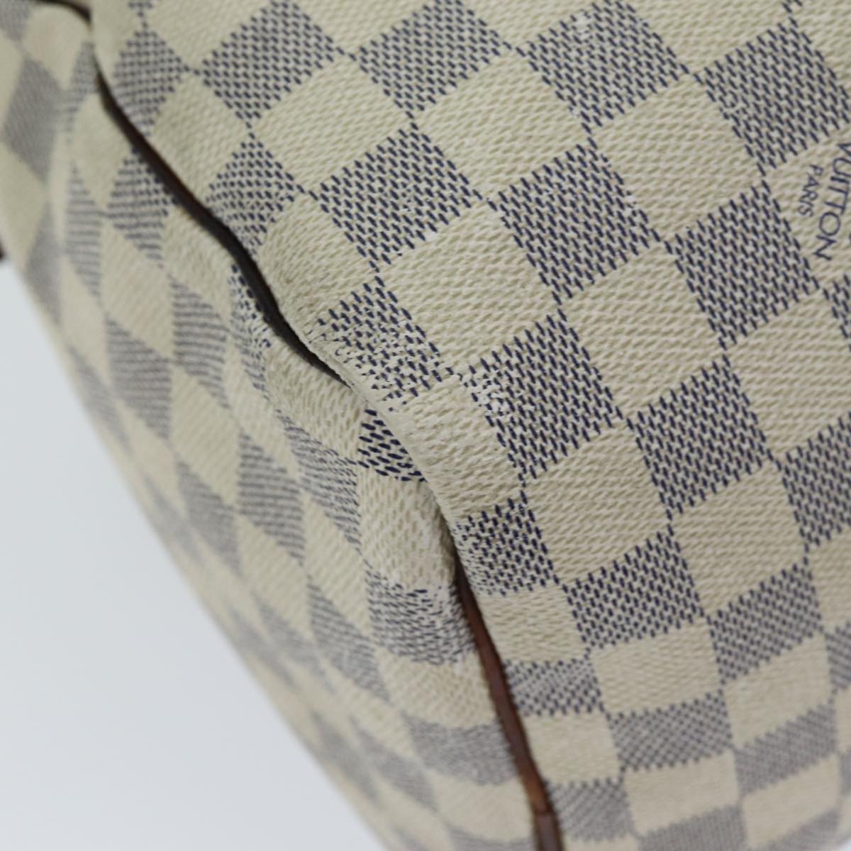 LOUIS VUITTON Damier Azur Speedy 30 Hand Bag N41533 LV Auth 73440