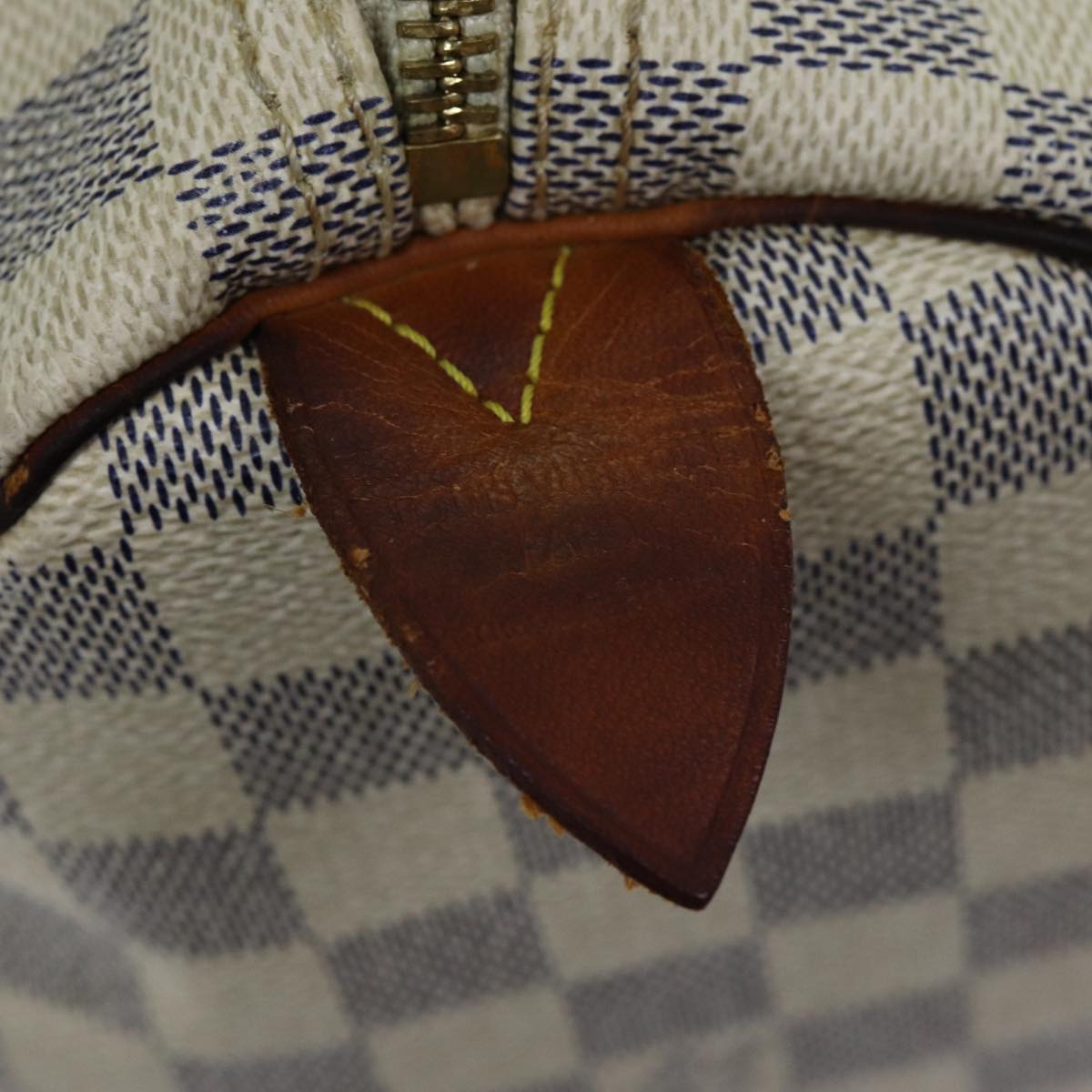 LOUIS VUITTON Damier Azur Speedy 30 Hand Bag N41533 LV Auth 73440