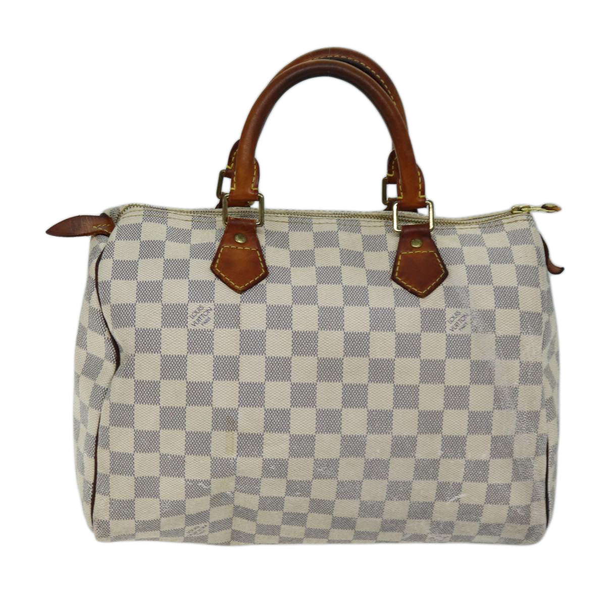 LOUIS VUITTON Damier Azur Speedy 30 Hand Bag N41533 LV Auth 73440