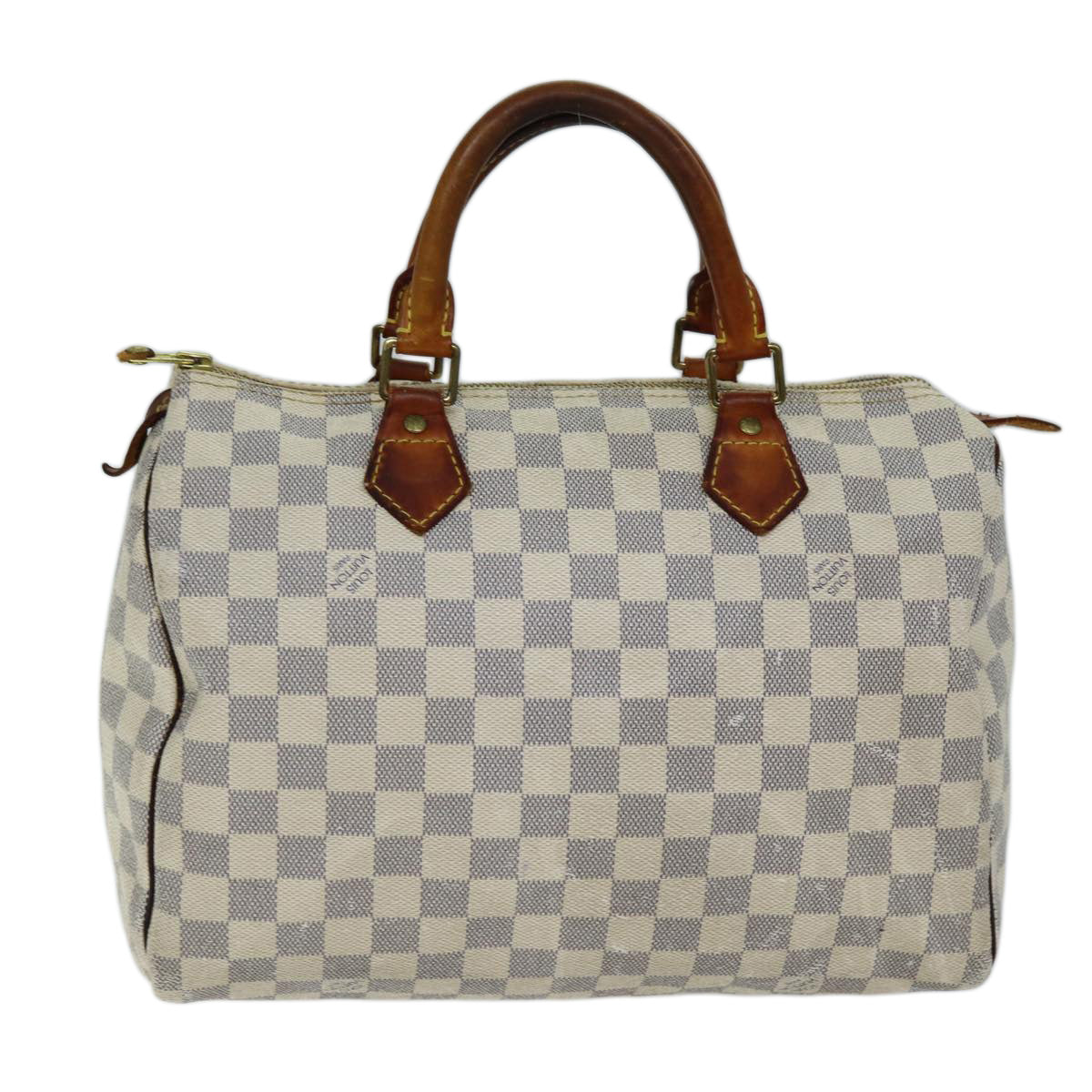 LOUIS VUITTON Damier Azur Speedy 30 Hand Bag N41533 LV Auth 73440