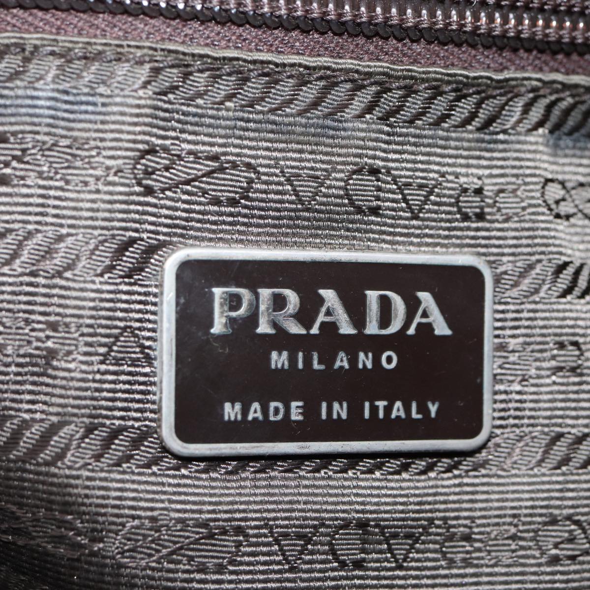 PRADA Shoulder Bag Nylon Red Auth 73454