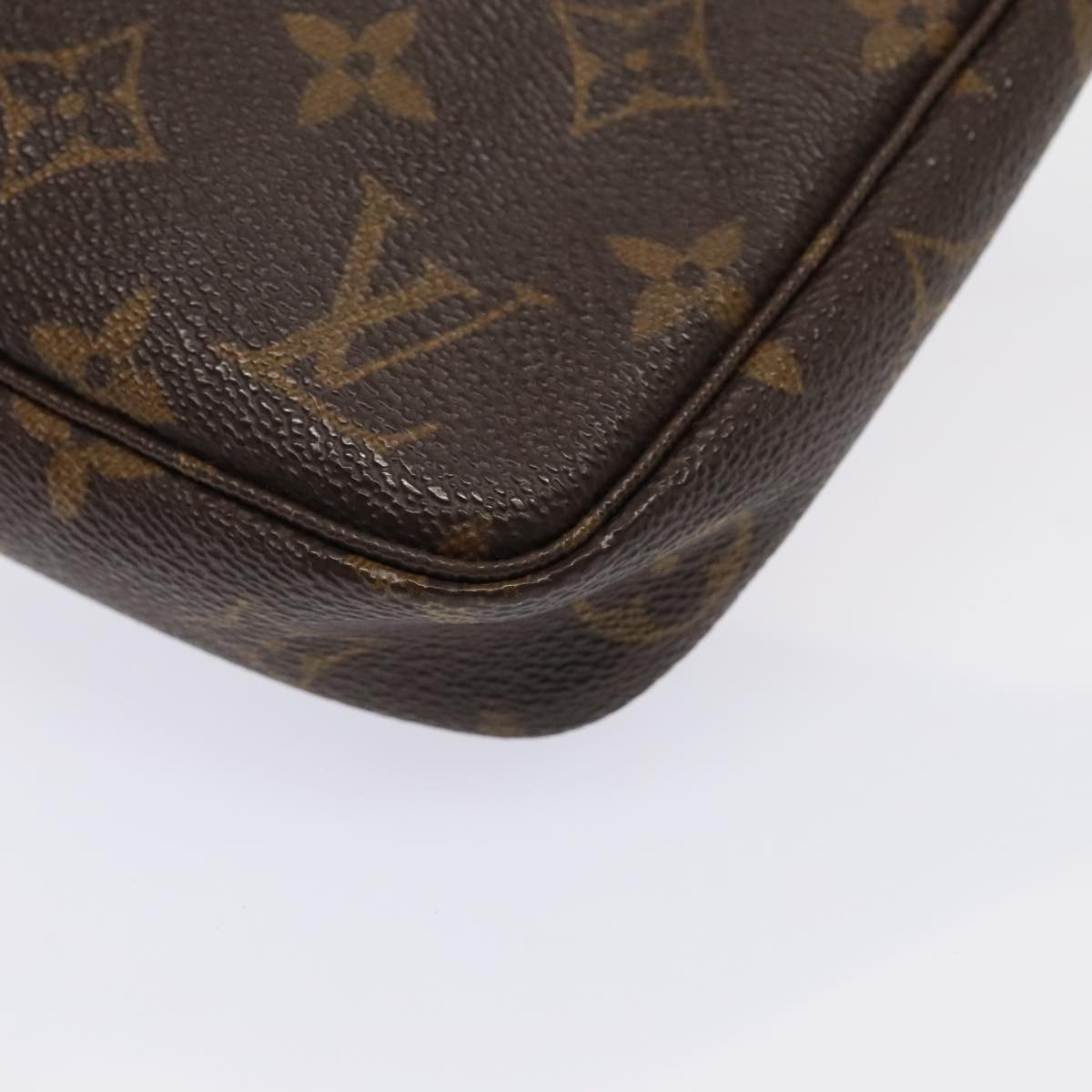 LOUIS VUITTON Monogram Pochette Accessoires Pouch M51980 LV Auth 73500