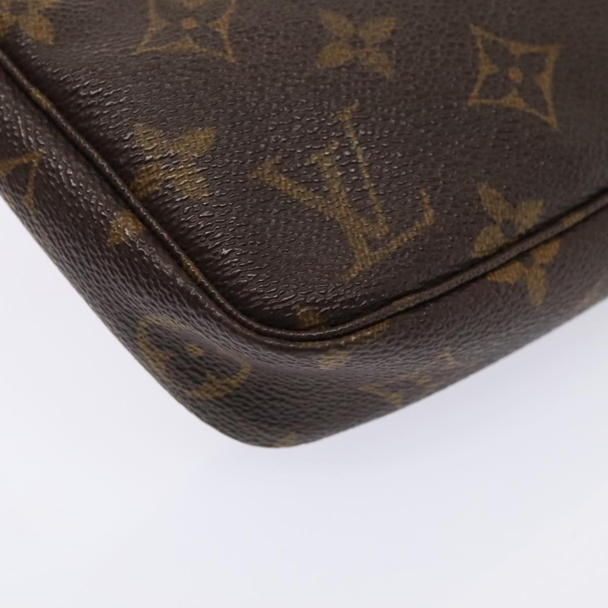 LOUIS VUITTON Monogram Pochette Accessoires Pouch M51980 LV Auth 73500