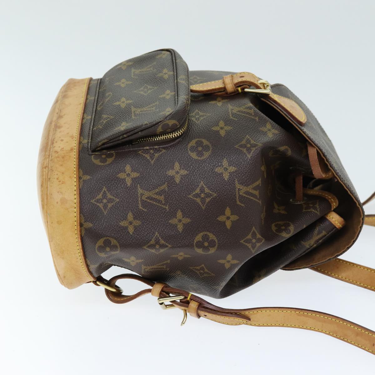 LOUIS VUITTON Monogram Montsouris MM Backpack M51136 LV Auth 73540